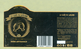 1 étiquette Autocollante Bière La Cuvée Du Walhain 33cl - Birra