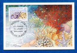 ⭐ Wallis Et Futuna - Carte Maximum - Premier Jour - FDC - Les Coraux Du Largon Wallisien - 1998 ⭐ - Maximumkaarten