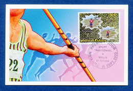 ⭐ Wallis Et Futuna - Carte Maximum - Premier Jour - FDC - Sport Traditionnel - 2000 ⭐ - Cartoline Maximum