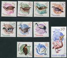 ROMANIA 1965 Birds Used.  Michel 2430-39 - Used Stamps