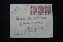 GABON - Enveloppe De Port Gentil En 1935 Pour La France Par Bateau Via Le Portugal, Affranchissement Surchargés- L 78555 - Briefe U. Dokumente