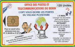 Benin, BEN-29, Internet (White Reverse), 2 Scans   Chip :  TH04 - Benin