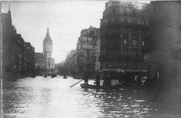 Paris * Carte Photo * Rue De La Ville * Inondation 1910 * Crue - Paris Flood, 1910