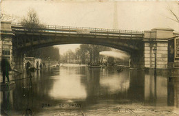 Paris * Carte Photo * 16ème * Quai De Passy * Inondation 1910 * Crue - Inondations De 1910