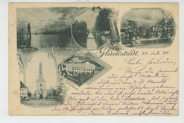 ALLEMAGNE - Gruss Aus GLÜCKSTADT (1898) - Glückstadt