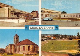 DEUIL-la-BARRE - La Poste - Le Centre De Sécurité Sociale - L'Eglise - Le Stade - Deuil La Barre