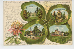 ALLEMAGNE - Gruss Aus AHRENSBURG (1903) Embossed Postcard - Ahrensburg