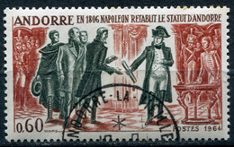 ANDORRE FRANCAIS N°168 OBLITERE NAPOLEON RETABLIT LE STATUT DE LA CO-PRINCIPAUTE - Gebraucht