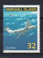 USAF LOCKHEED GALAXY C5 / Transport Aircraft Stamp (Marshall 1997) - MNH (1W2702) - Aviones