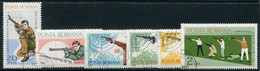 ROMANIA 1965 European Shooting Championships Perforated Used.  Michel 2407-12 - Gebruikt