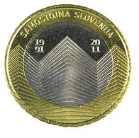 3 Euros - Slovénie - Samostojna  -  2011 - Bi Métal - Sup - - Slowenien