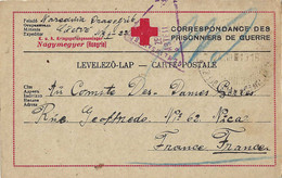 HONGRIE 2 Cartes Correspondance Des Prisonniers De Guerre LEVELEZÖ - LAP. 1915 Et 1918.  (2 Documents)  Recto/verso. - Postmark Collection