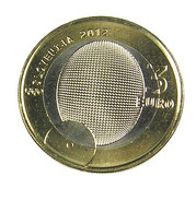 3 Euros - Slovénie - Rudolf Cvetxo -  2012 - Bi Métal - Sup - - Slovenië