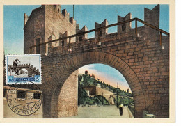 CARTE MAXIMUM SAINT MARIN 1955/1958 - Storia Postale