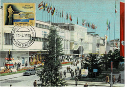 CARTE MAXIMUM SAINT MARIN 1958 FIERA DI MILANO - Covers & Documents