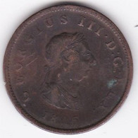 Grande-Bretagne. 1/2 Penny 1806. George III, En Cuivre,  KM# 662 - B. 1/2 Penny