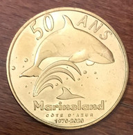 06 ANTIBES MARINELAND ORQUE 50 ANS MDP 2020 MINI MÉDAILLE SOUVENIR MONNAIE DE PARIS JETON TOURISTIQUE TOKEN MEDALS COINS - 2020