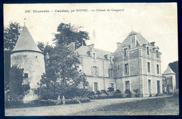 Cpa Du 16 Condac Près Ruffec -- Le Château De Greigueuil   AVR20-50 - Ruffec