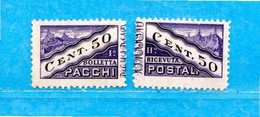 (Riz) San. MARINO ** -1945 - Pacchi Postali - Unif. 21  MNH. - Parcel Post Stamps