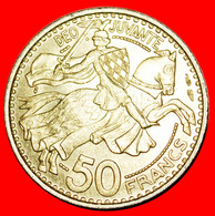 • FRANCE: MONACO ★ 50 FRANCS 1950 KNIGHT MINT LUSTER! LOW START ★ NO RESERVE! - 1949-1956 Old Francs