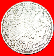 • FRANCE: MONACO ★ 100 FRANCS 1950 KNIGHT! LOW START ★ NO RESERVE! - 1949-1956 Franchi Antichi