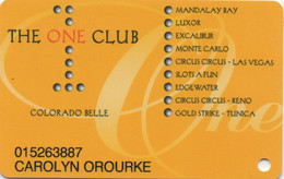 Carte Casino : The One 1 Club : Colorado Belle + 9 Casinos - Casino Cards