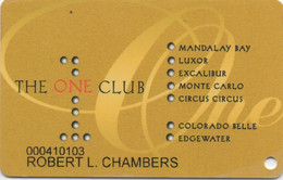 Carte Casino : The One 1 Club : 7 Casinos - Casino Cards