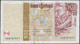 PORTUGAL - 500$00 - JOÃO De BARROS - Ch. 7 - 11-09-1997 USADA - USED - Portugal