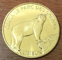 14 LISIEUX CERZA L'OURS BLANC MDP 2018 MÉDAILLE MONNAIE DE PARIS JETON TOURISTIQUE MEDALS COINS TOKENS - 2018