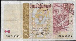 PORTUGAL - 500$00 - JOÃO De BARROS - Ch. 7 - 17/04/97  USADA - USED - Portugal