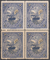 UNITED STATES    -PANAMA PACIFIC INTERNATIONAL EXPOSITION. 1915  SAN FRANCISCO CA  COMMEM  LABEL/STAMP--BLOCK OF 4 - Souvenirs & Special Cards