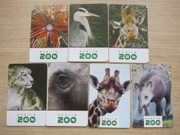 Dublin Zoo Entry Tickets, 7 Different - Biglietti D'ingresso