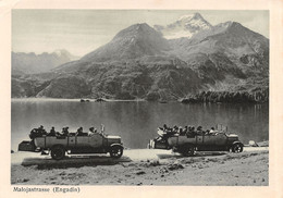 Malojastrasse (engadin)  Lac Silvaplana - Oldtimer (10 X 15 Cm) - Silvaplana