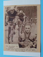 LOKEREN - Van THEEMSCHE En Inzet Marcel CLAEYS De WINNAAR - 1936 ( Zie Foto Voor Detail ) KRANTENARTIKEL ! - Cyclisme