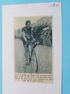 8e Omloop Van België Beroeps (475 Km.) Gewonnen Alfons DE LOOR - 1935 ( Zie Foto Voor Detail ) KRANTENARTIKEL ! - Cyclisme