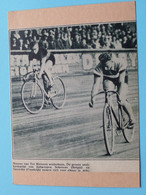 TER RIVIEREN Wielerbaan Snelheidsprijs SCHERENS & GERARDIN : 19?? ( Zie Foto Voor Detail ) KRANTENARTIKEL ! - Cyclisme