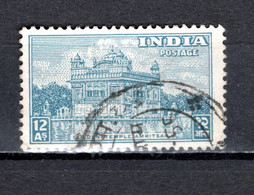 INDE   N° 17     OBLITERE    COTE 0.30€    TEMPLE - Used Stamps