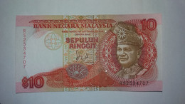 MALAYSIA 10 RINGGIT 1989 P-29 AUNC   D-0616 - Maleisië