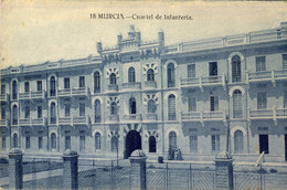 MURCIA , T.P. NO CIRCULADA , CUARTEL DE INFANTERIA , ED. MELERO - Murcia