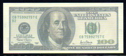 459-USA Billet De Fantaisie 100 $ Specimen - Fictifs & Spécimens