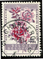 COB 1122- V  1 (o) Tache Rose Sous Le Q De Belgique - 1931-1960