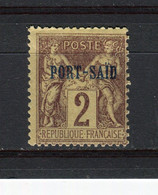 PORT-SAID - Y&T N° 2* - MH - Type Sage - Nuevos