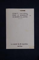 FRANCE - Carnet De 20 Vignettes Au Maréchal Joffre - L 78655 - Blokken & Postzegelboekjes