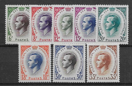 Monaco N° 421/426A- Neuf ** Sans Charnière - TB - Unused Stamps