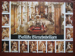 Bad Staffelstein (Lichtenfels) - Mehrbildkarte "Basilika Vierzehnheiligen" - Staffelstein