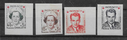Monaco N°334B/337B - Neuf * Avec Charnière - TB - Nuevos