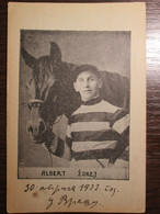 Albert Johnson - American Hall Of Fame Jockey In Vranje / Serbia 1922 - Sportsmen