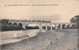 ¤¤  -   SAINT-SEBASTIEN-sur-LOIRE   -  Le Pont De La Vendée, Ligne De Bordeaux   -  Train , Chemin De Fer    -  ¤¤ - Saint-Sébastien-sur-Loire