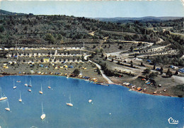 87-PEYRAT-LE-CHATEAU- VUE AERIENNE , LAC DE VASSIVIERE BASE NAUTIQUE ET CAMPING - Altri & Non Classificati