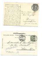 2 St. LUZERN 1902 / Paris  +SCHAUFFHAUSEN 1920 - Altri & Non Classificati